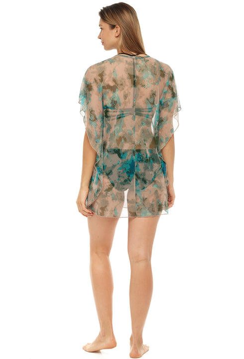 KAFTAN - POWER MESHA PRINT